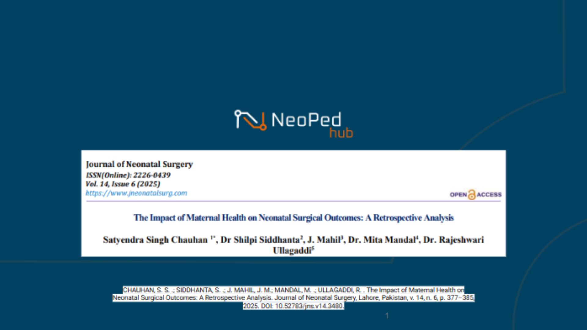O Impacto da Saúde Materna nos Desfechos Cirúrgicos Neonatais: Uma Análise Retrospectiva