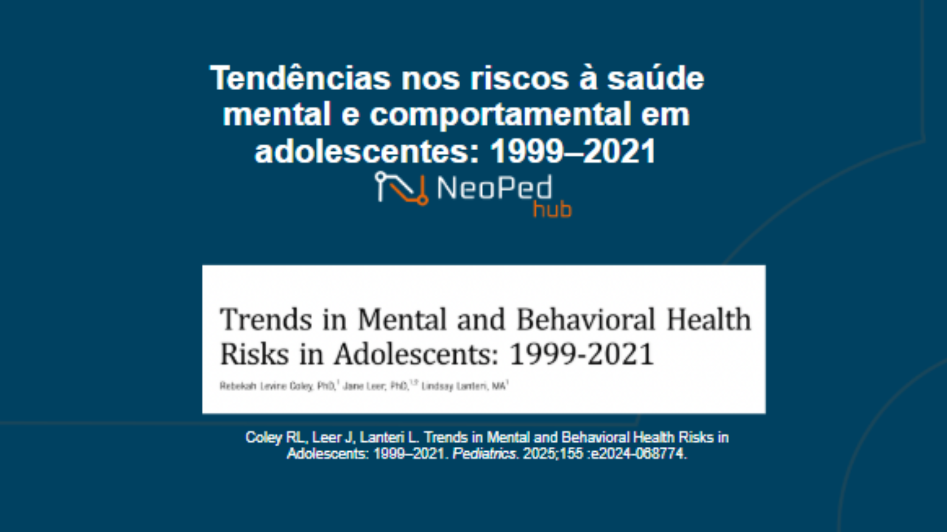 saúde mental e comportamental em adolescentes