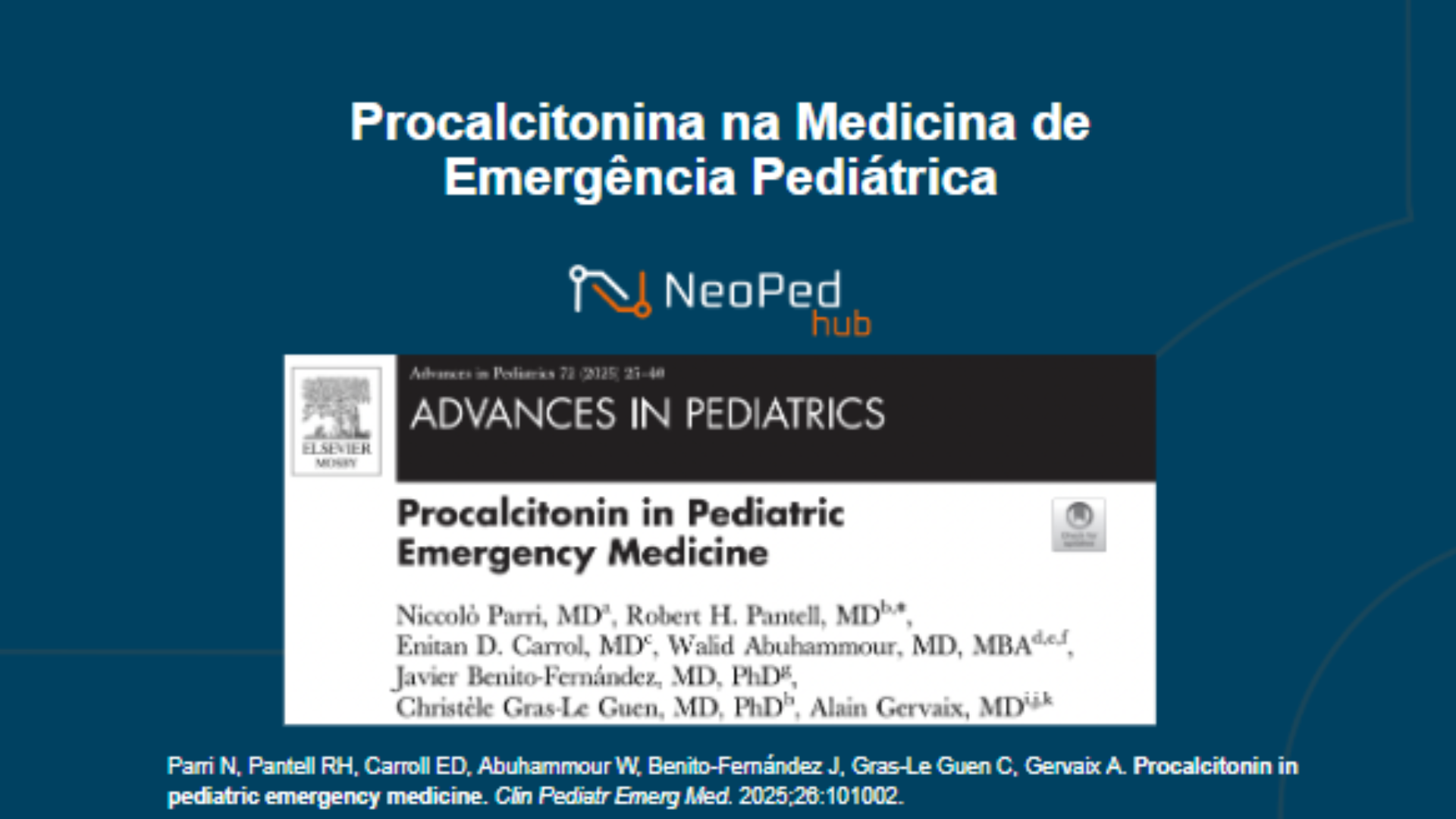 Procalcitonina na Medicina de Emergência Pediátrica