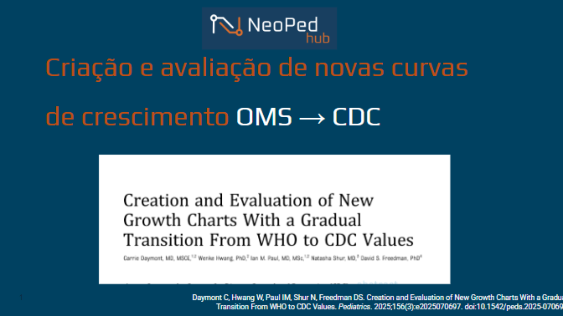 novas curvas de crescimento