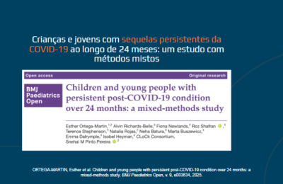 Crianças e jovens com sequelas persistentes da COVID-19 ao longo de 24 meses: um estudo com métodos mistos