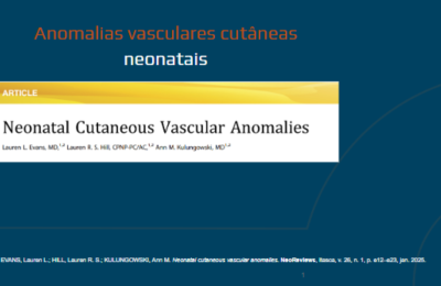 Anomalias vasculares cutâneas neonatais