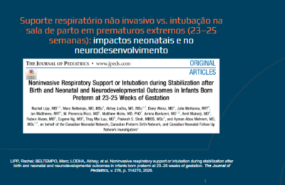 Suporte respiratório não invasivo vs. intubação na sala de parto