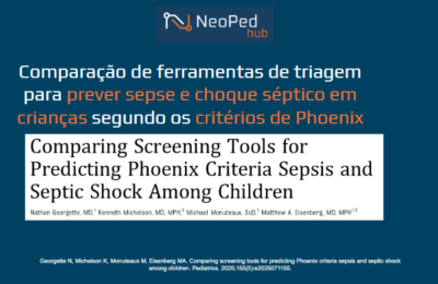 Comparação de ferramentas de triagem para prever sepse e choque séptico em crianças segundo os critérios de Phoenix