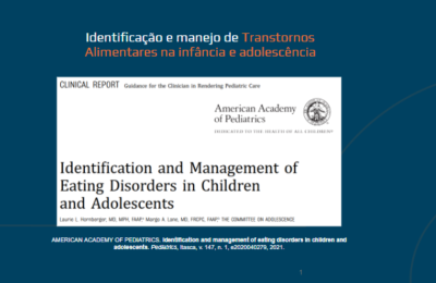 Identificação e manejo de Transtornos Alimentares na infância e adolescência